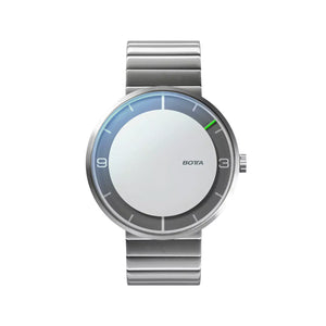 BOTTA - NOVA - Automatic 44 mm - White - Stainless Steel Bracelet