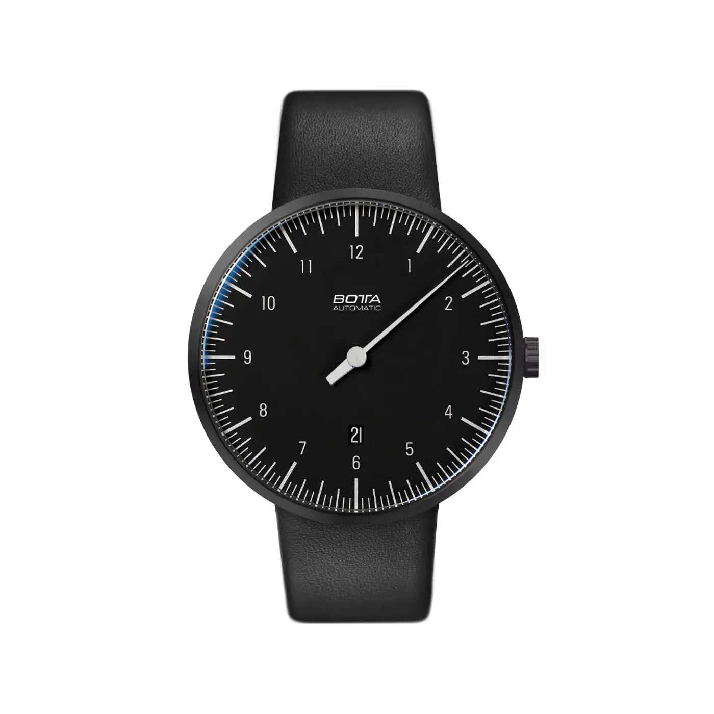 botta-uno-automatic-44-mm-black-pvd-black-dial-leather-strap