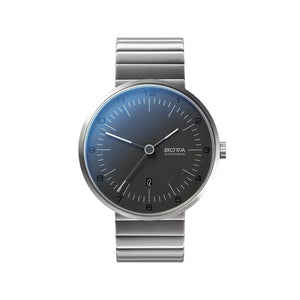 BOTTA - TRES Titanium - Automatic 44 mm - Black Dial - Stainless Steel Bracelet