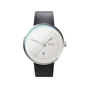 BOTTA - TRES Titanium - Automatic 44 mm - White Dial - Rubber Strap