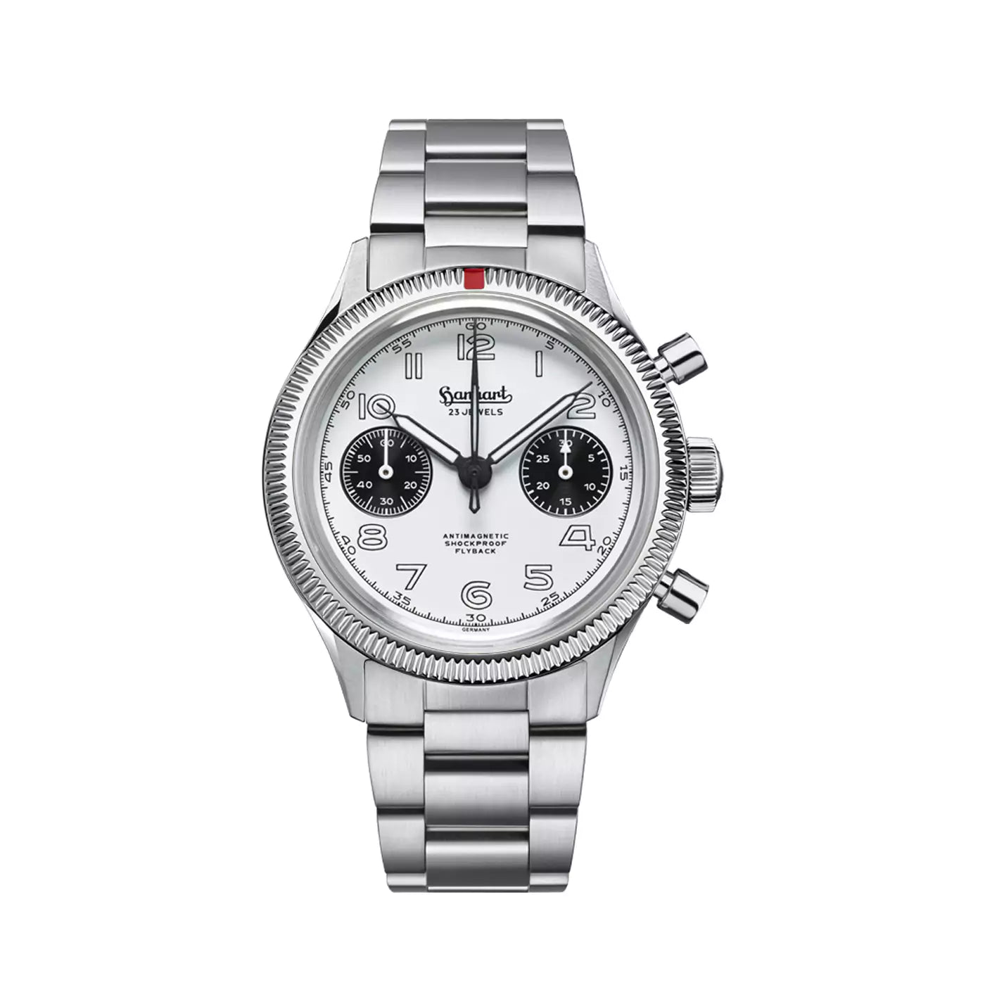 hanhart-417-es-1954-flyback-panda-39-mm-stainless-steel-bracelet