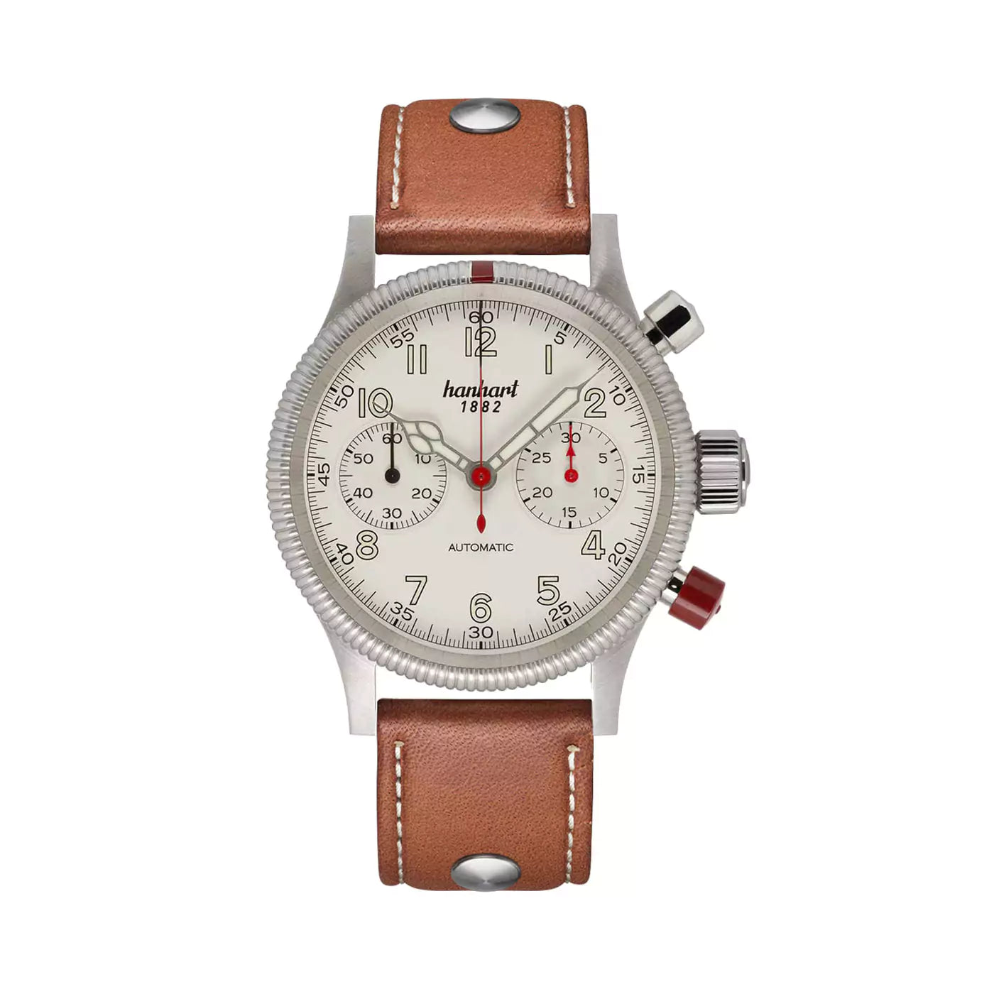 hanhart-pioneer-mk-ii-antique-white-40-mm-light-brown-leather