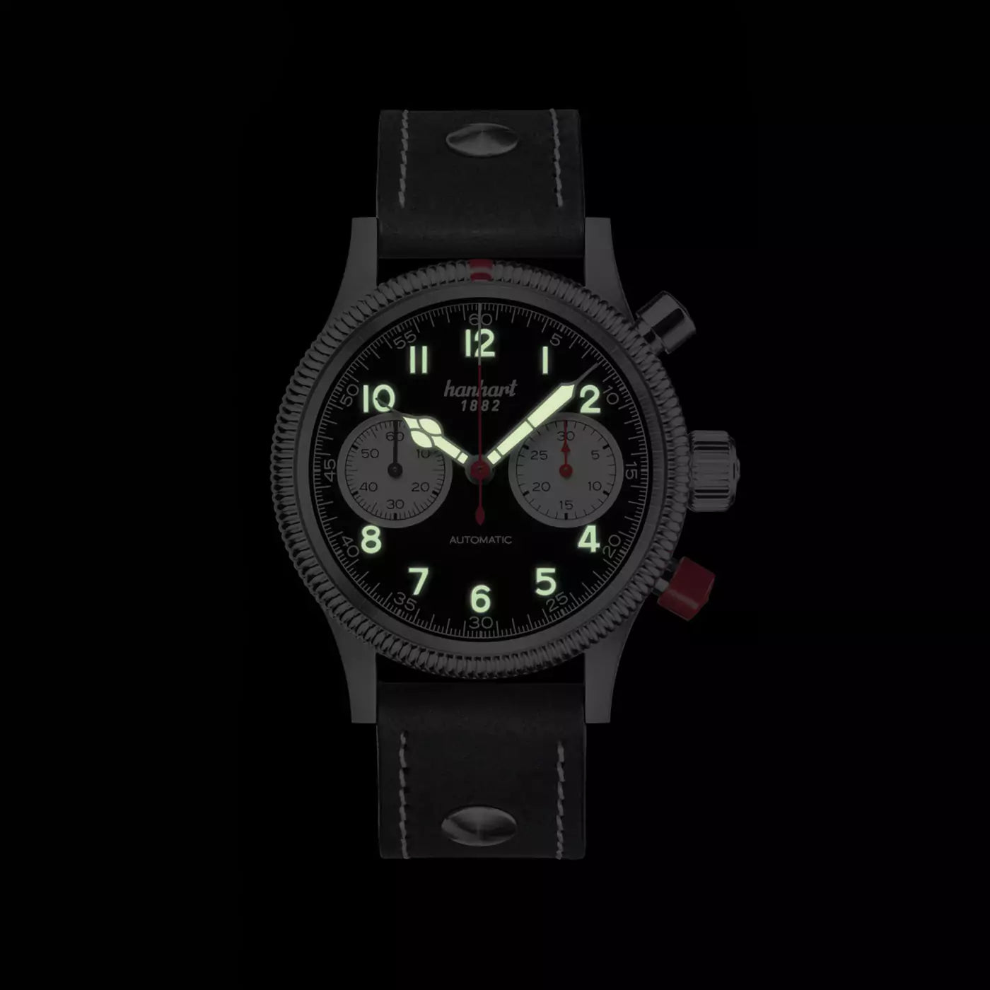 hanhart-pioneer-mk-ii-reverse-panda-40-mm-lume