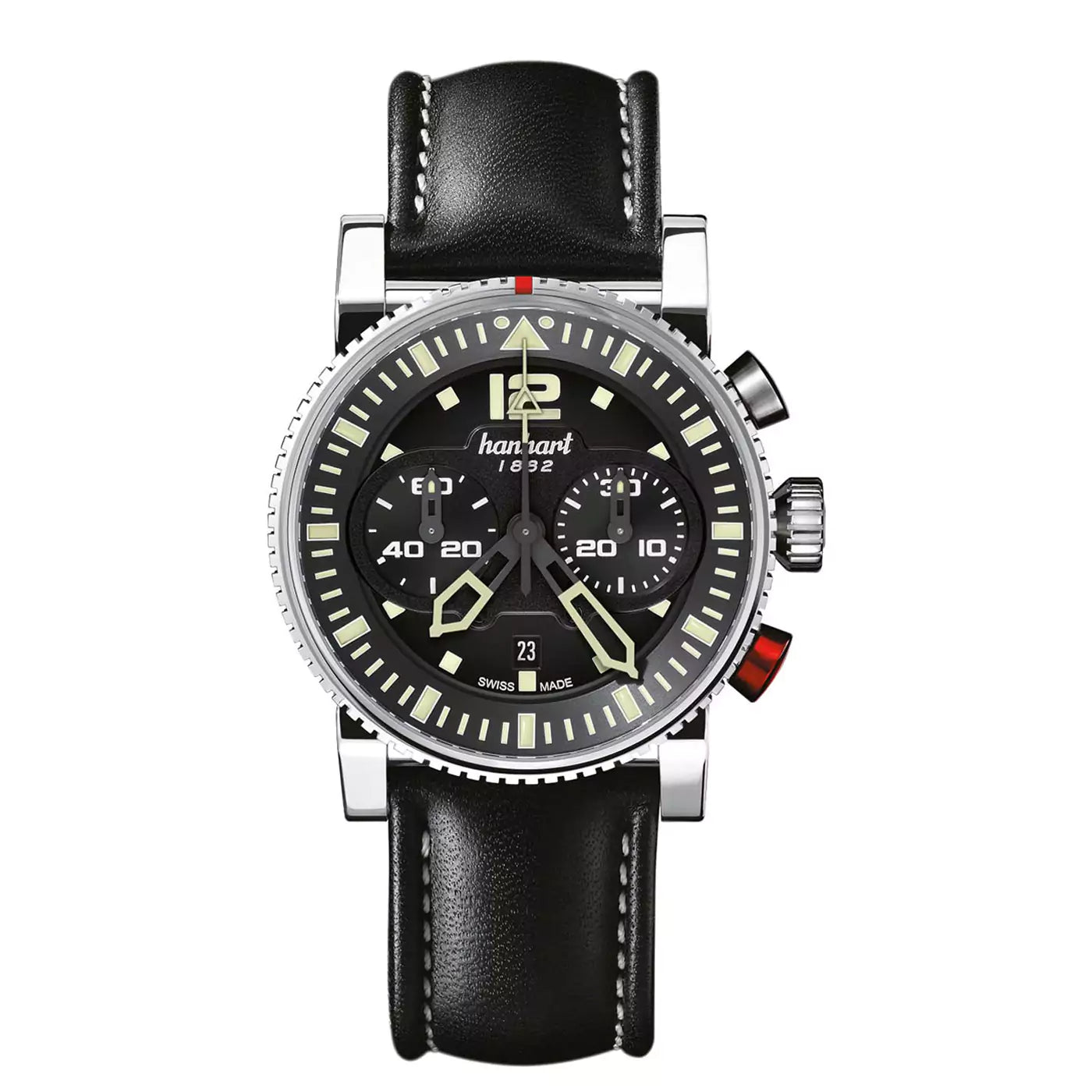 hanhart-primus-pilot-black-44-mm