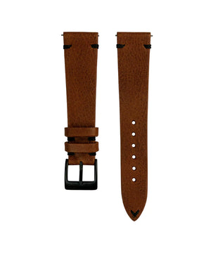 Jelsdal - Stealth Vintage Leather Watch Strap - Brown