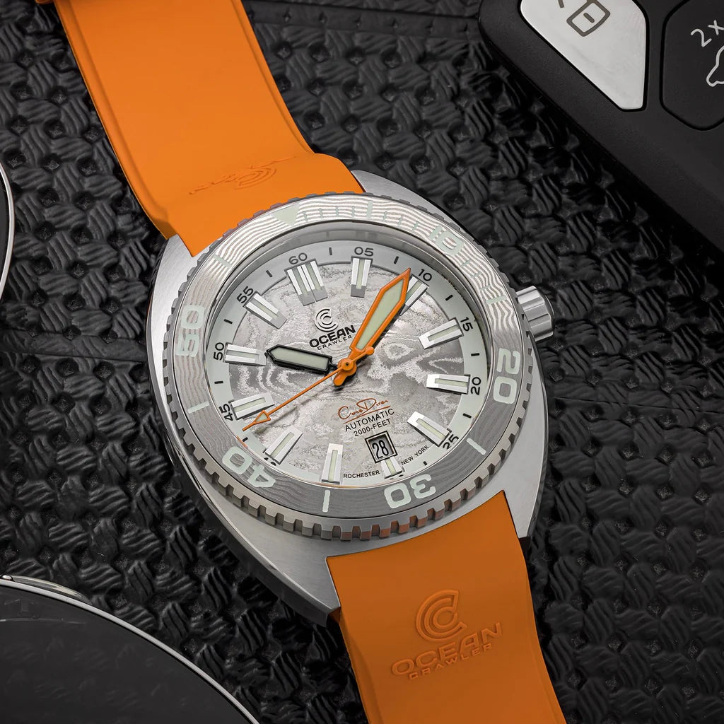 ocean-crawler-core-diver-damascus-steel-2-straps-included-rubber