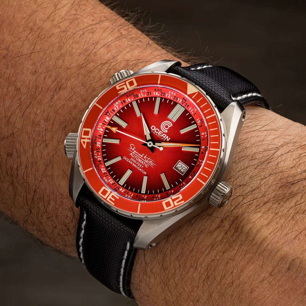 ocean-crawler-ocean-navigator-red-v3-titanium-wrist shot