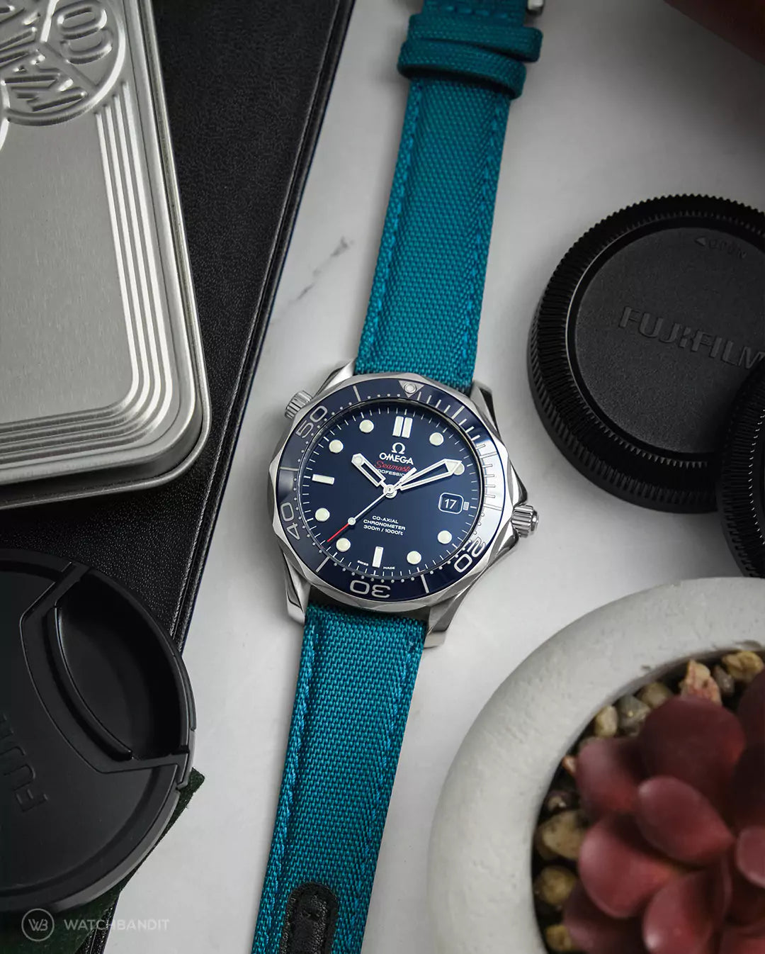 omega-seamaster-watchbandit-sailcloth-armband-petrol-1-wb