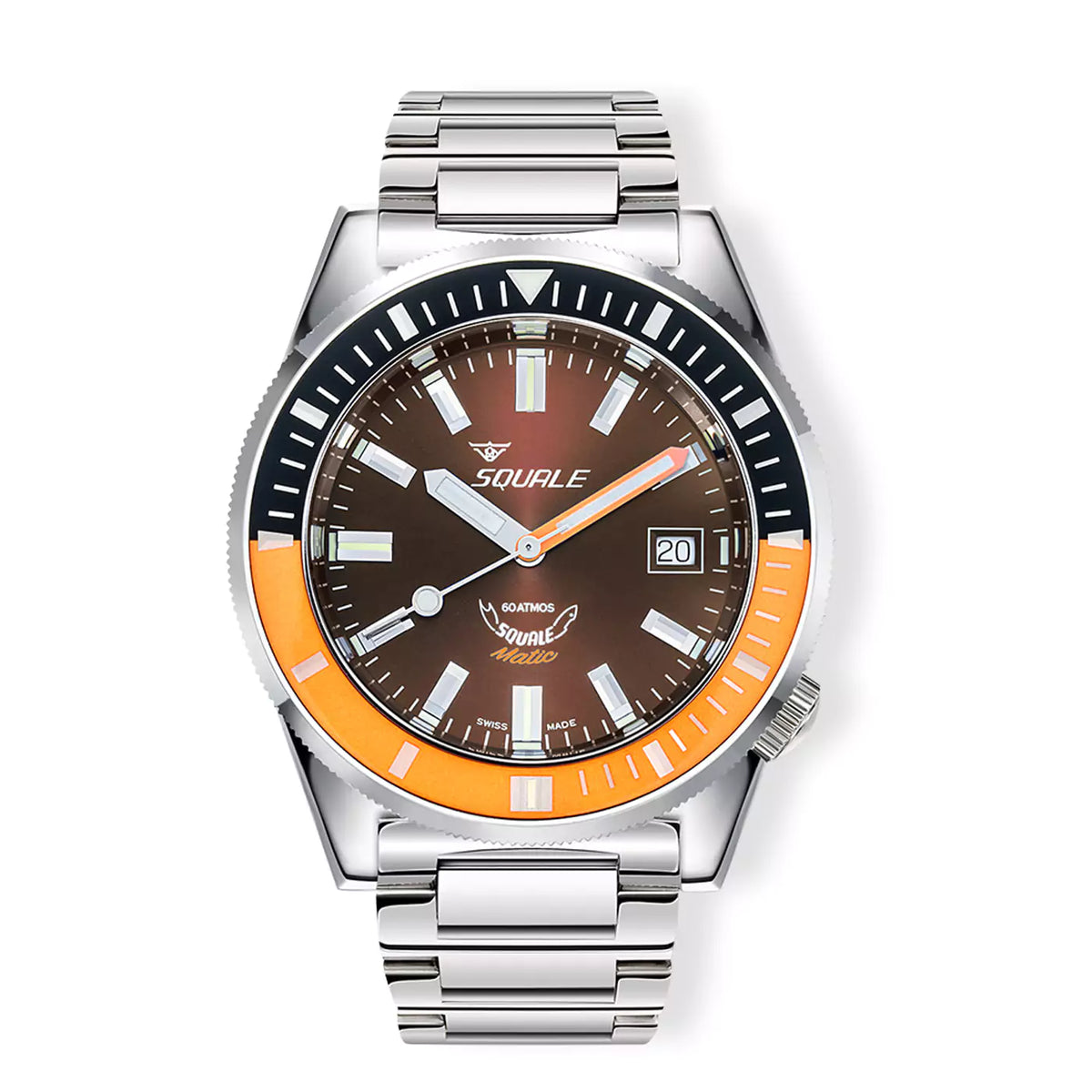 Squale - Matic - Chocolate - 60 ATM - Bracelet (MATICXSD.SQ22L)