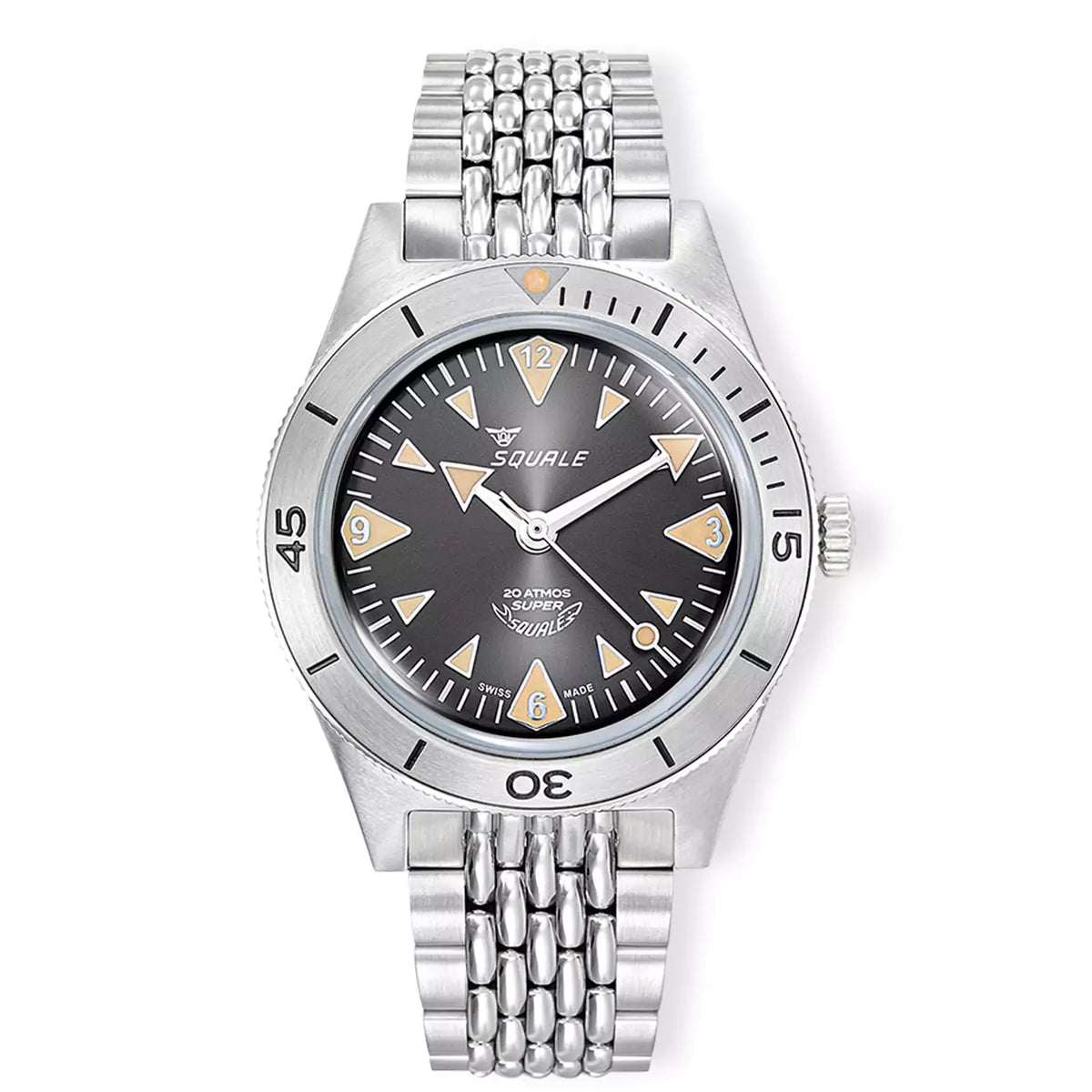 Squale - Super-Squale - Big Arrows Black - Bracelet (SUPERSSABK.AC)