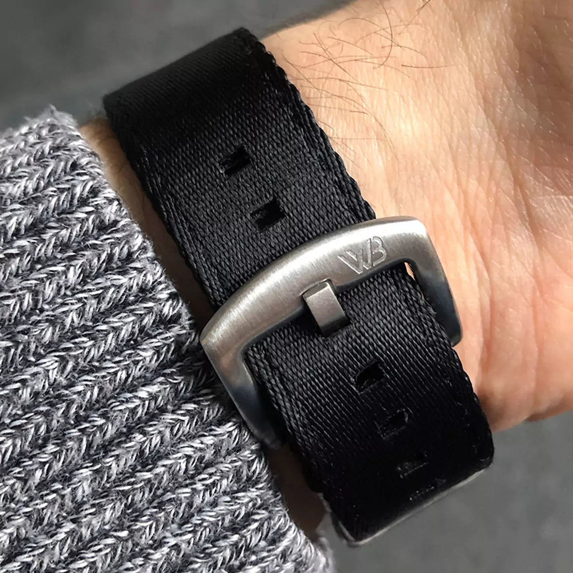 two-piece-nylon-strap-black-pvd-buckle-wrist-