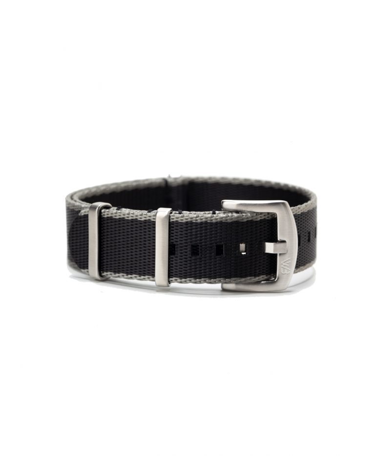 Eulit Panama Perlon Strap Black - Watch Bands - WatchBandit