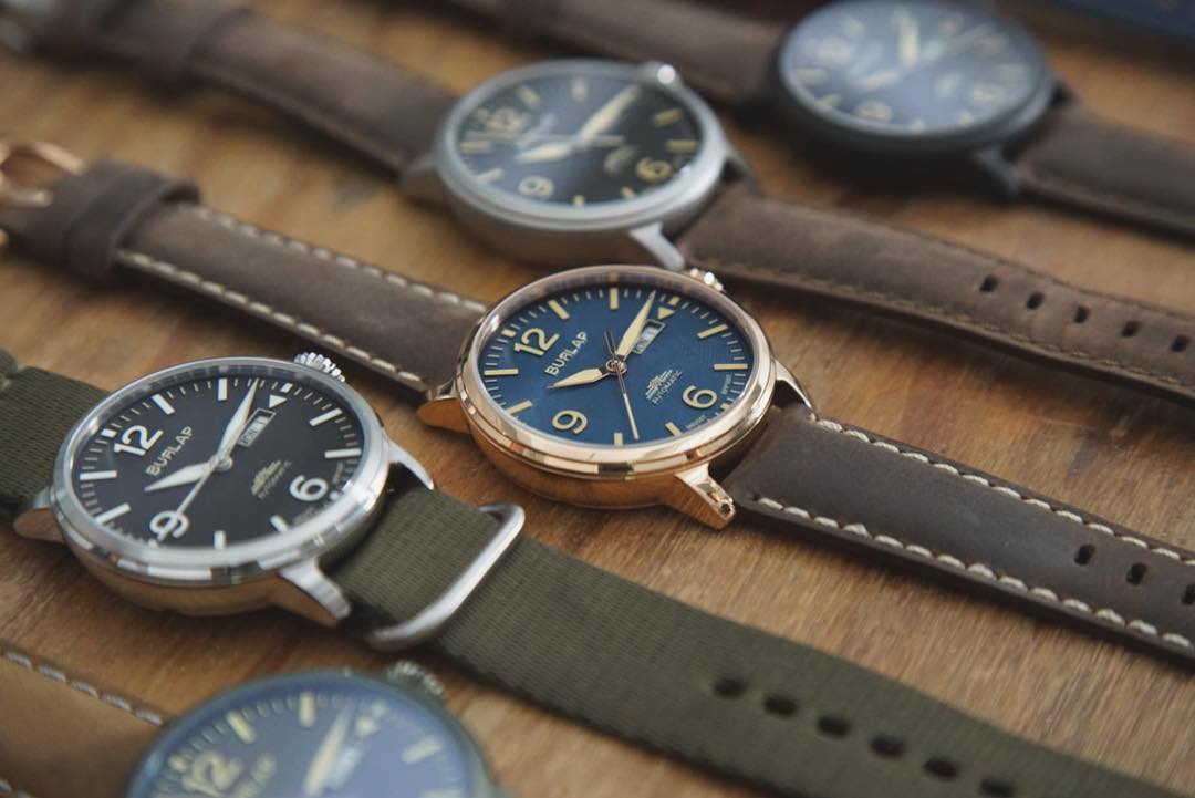 burlap watches collection