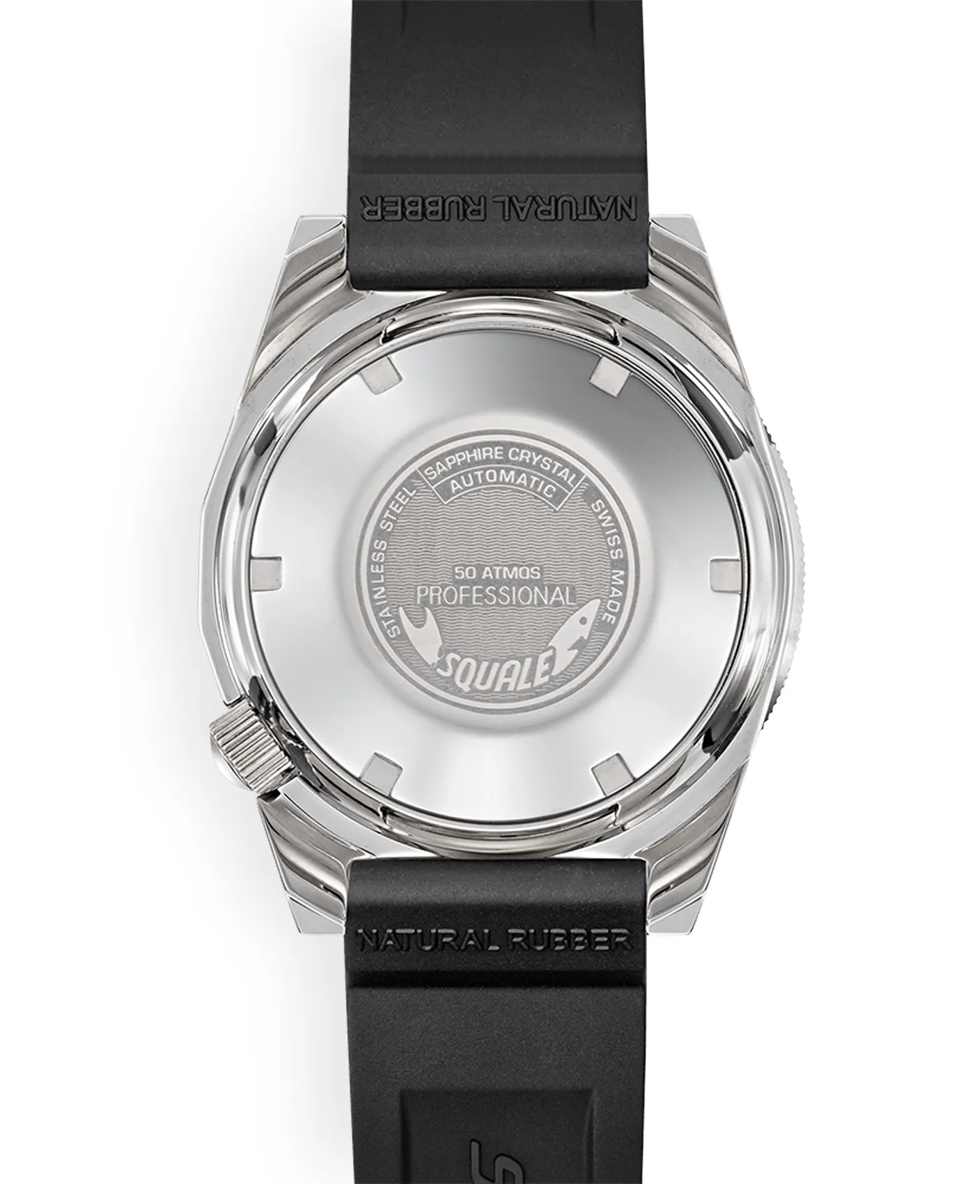 Squale – 1521 Series – 026:A Polished Ocean - case back Squale – 1521 Series – 026:A Polished Ocean - case back