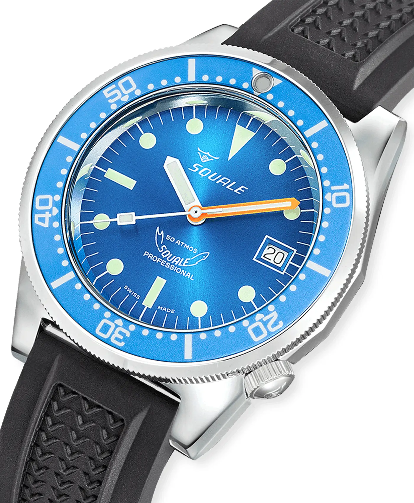 Squale – 1521 Series – 026:A Polished Ocean - close up Squale – 1521 Series – 026:A Polished Ocean - close up