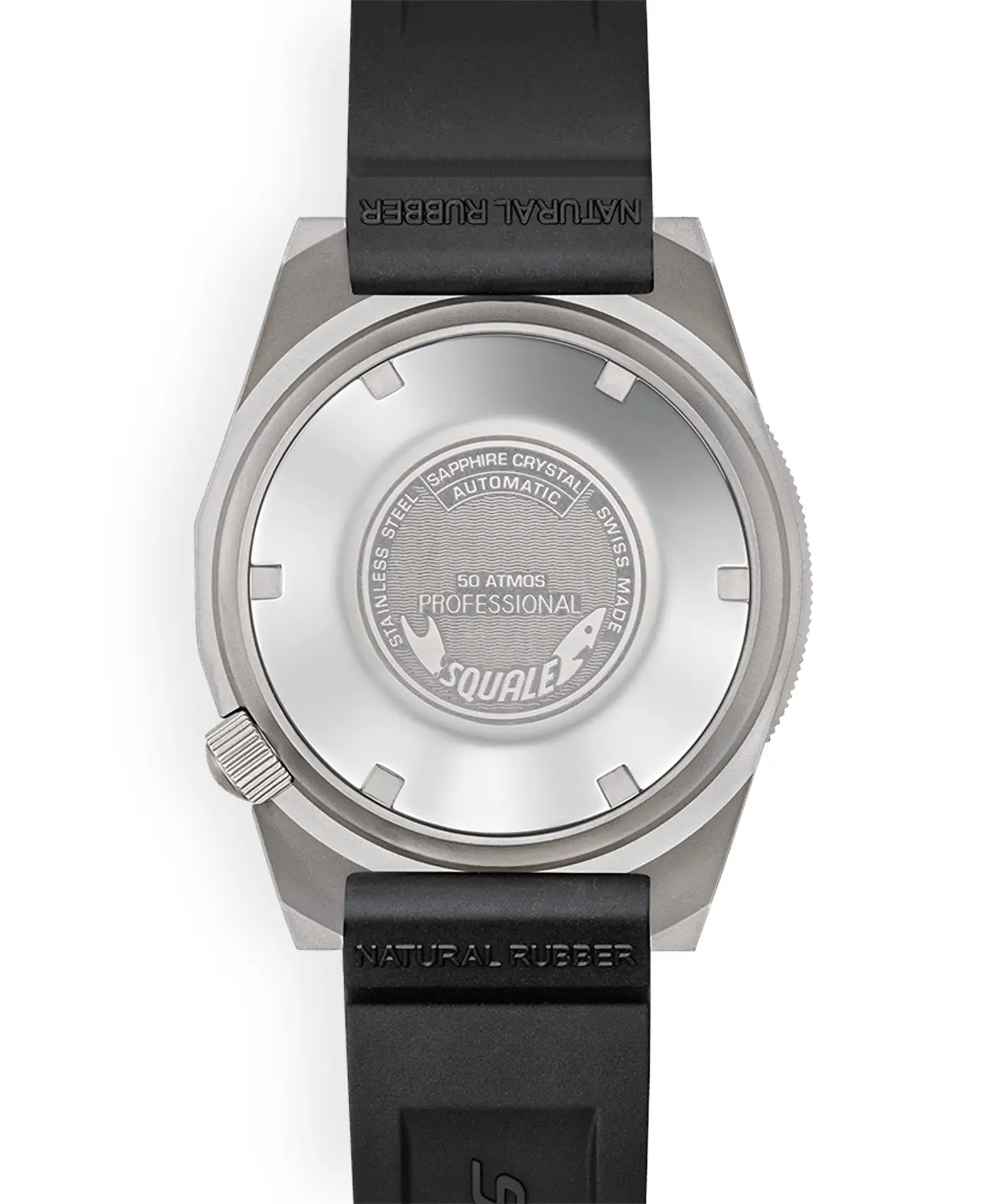Squale – 1521 Series - Sandblasted - case back Squale – 1521 Series - Sandblasted - case back