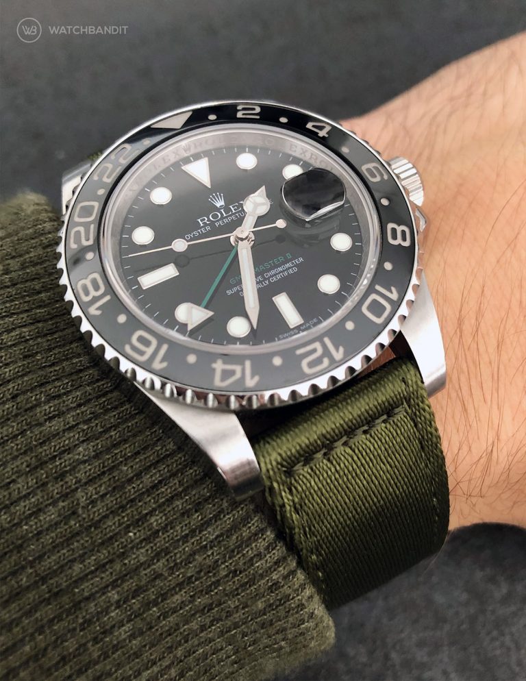 rolex gmt master 2 nato strap