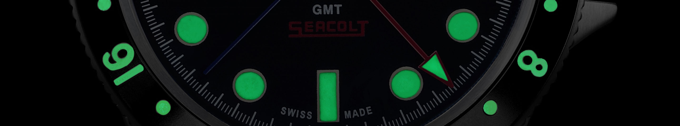 LeJour Seacolt GMT lume close up banner