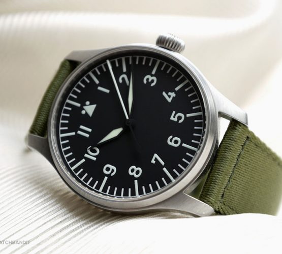 Stowa_Flieger_pilots_watch_two_piece_nato_strap_wb_originals Stowa Flieger pilotswatch on WB Original two-piece NATO strap @mikestuffler