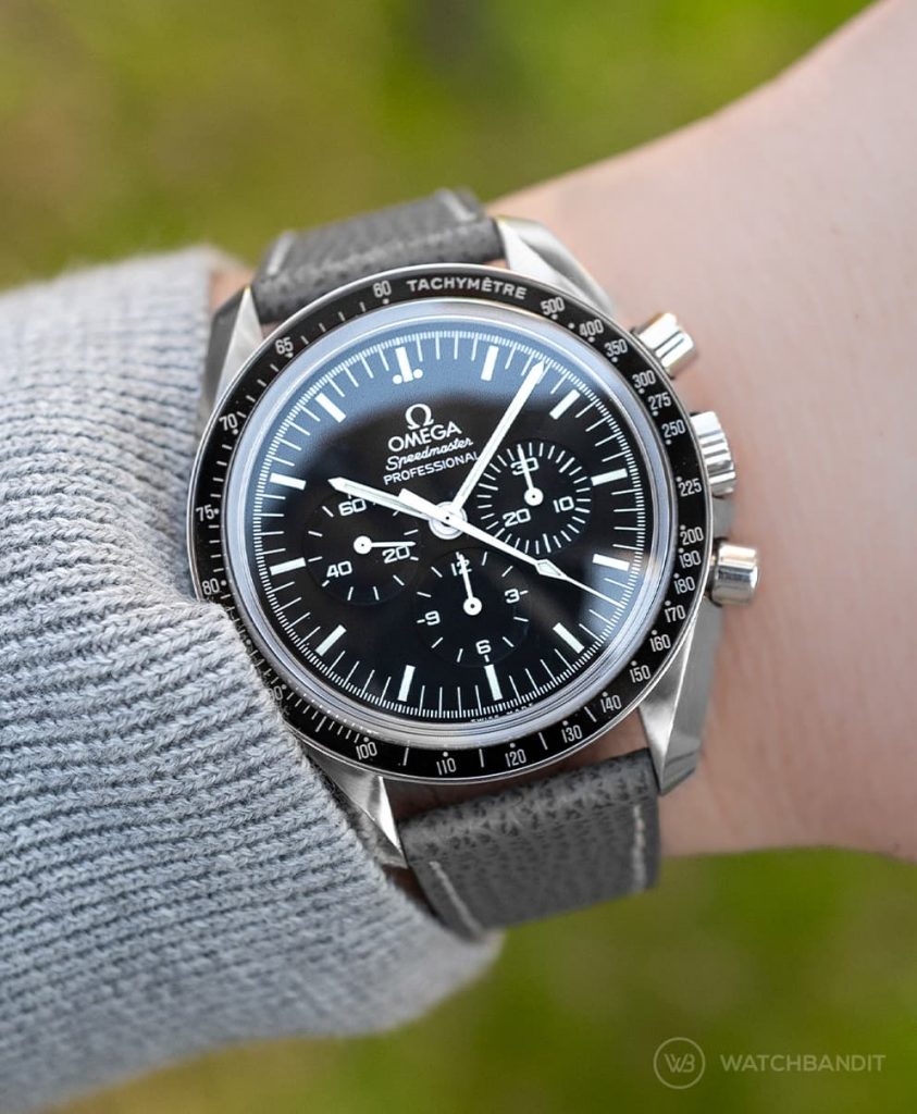 omega speedmaster 57 leather strap