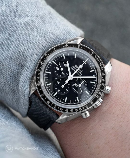 omega speedmaster canvas strap