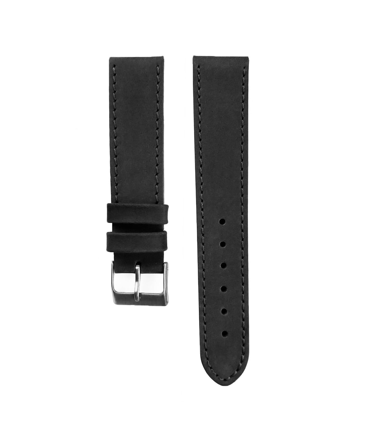 Pebro Premium Calfskin Watch Strap Black No 578