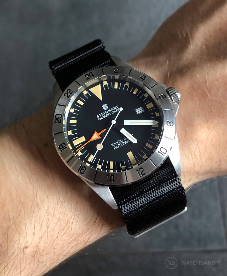 Hands on: Steinhart Ocean Vintage GMT + Strap Guide by Watchbandit ...