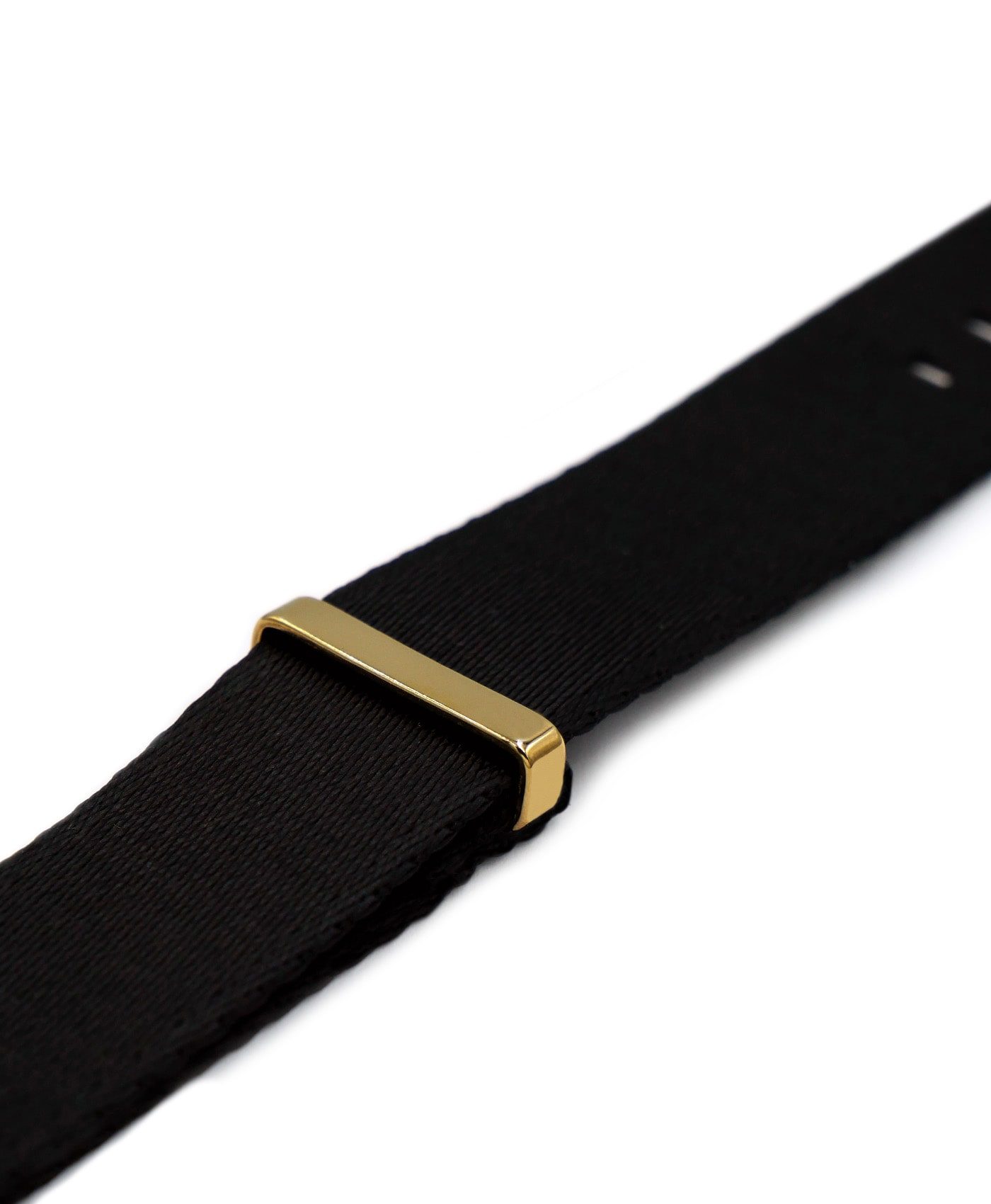 Watchbandit Premium yellow gold NATO strap side keeper