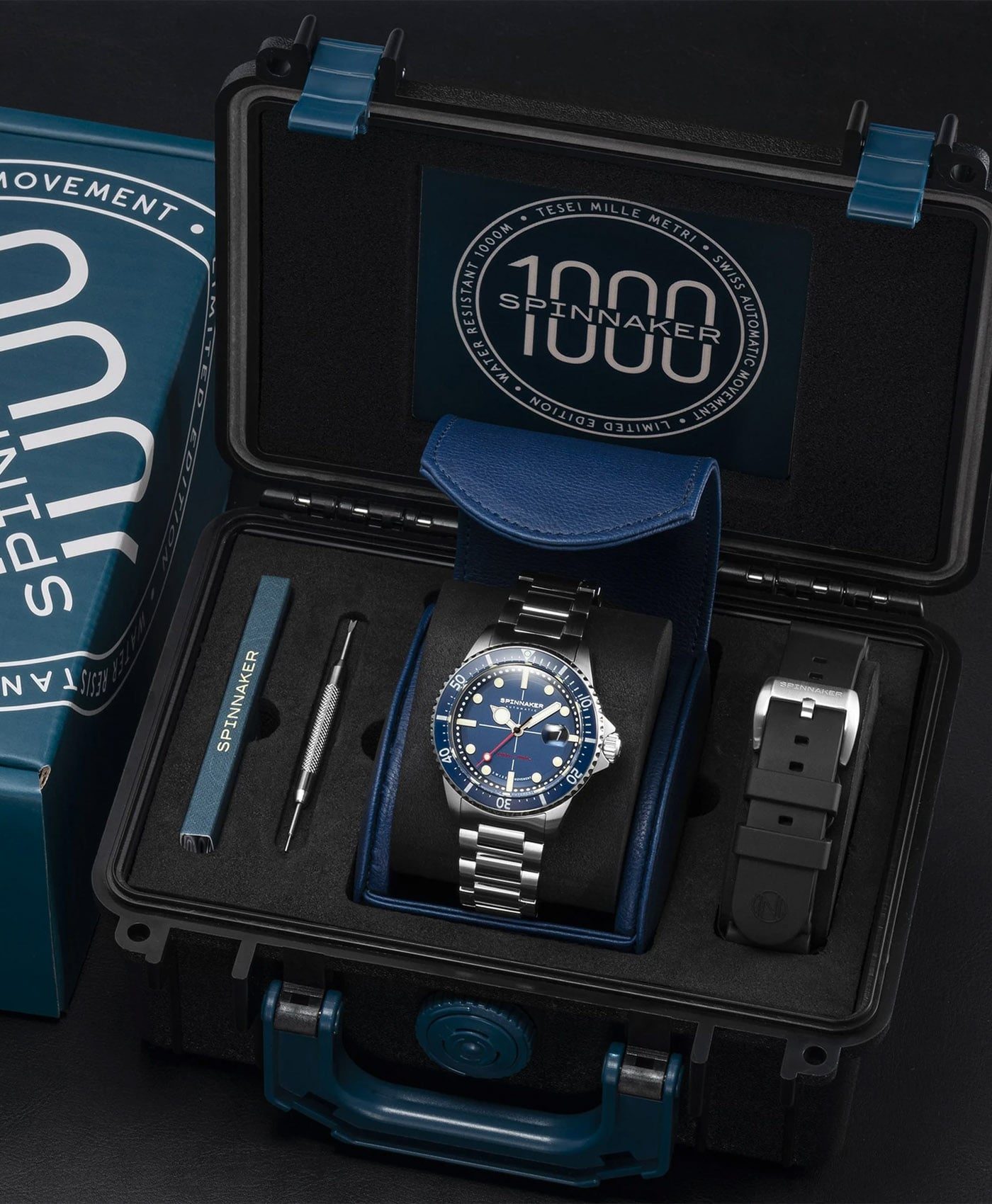 Spinnaker Tesei Mille Metri - Peacock Blue SP-5090-22 - Box