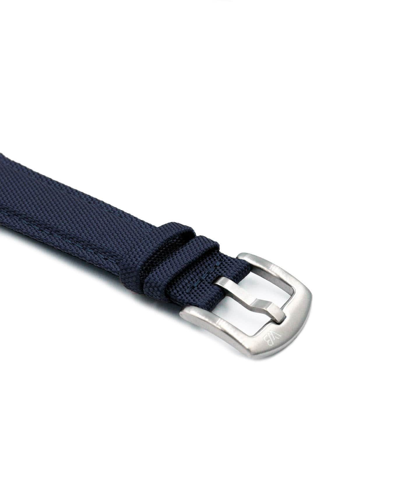 Premium Sailcloth watch strap dark blue WB Original buckle