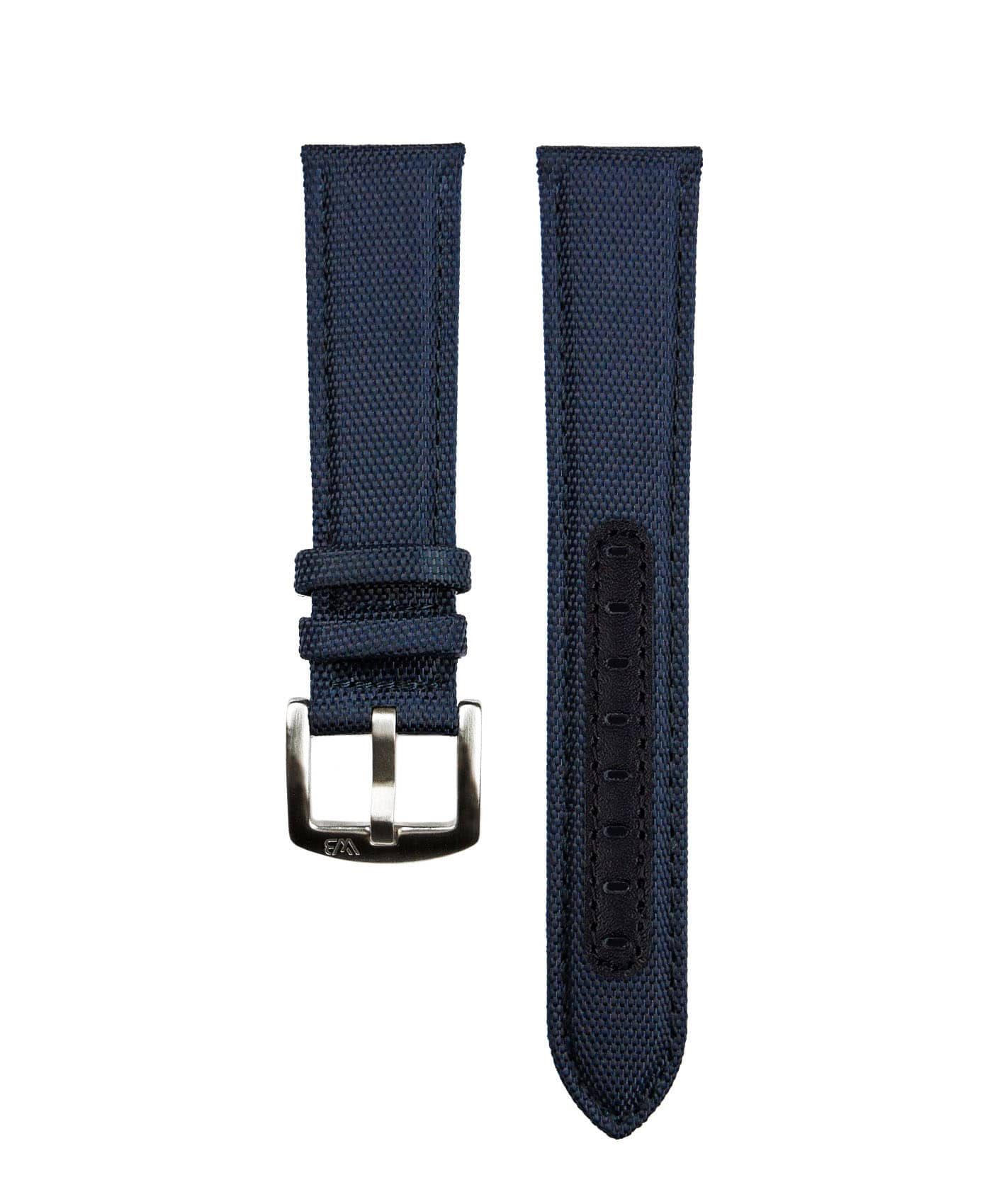 Premium Sailcloth watch strap dark blue WB Original front
