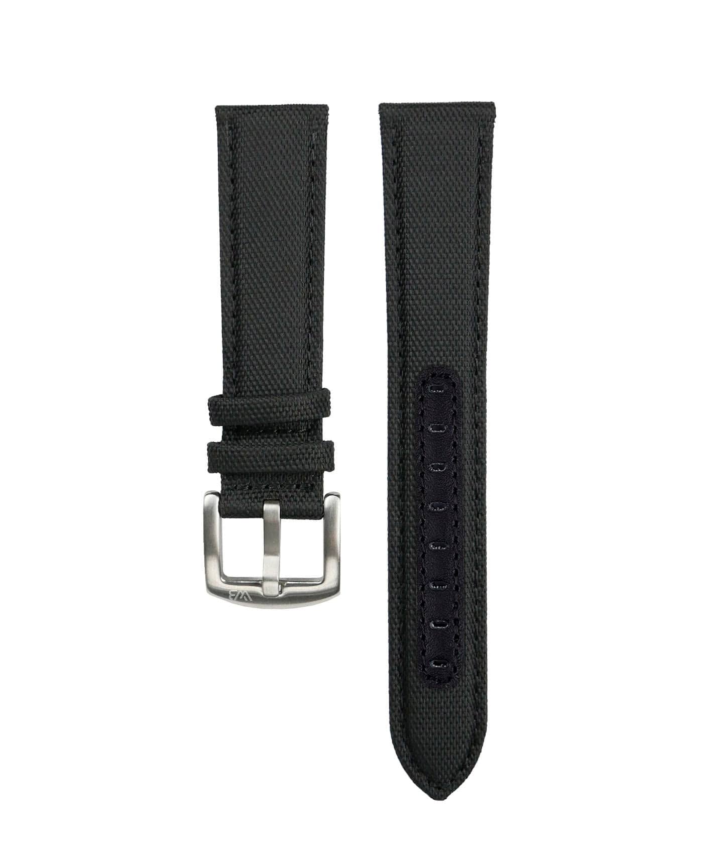 Black Leather Watch Strap 