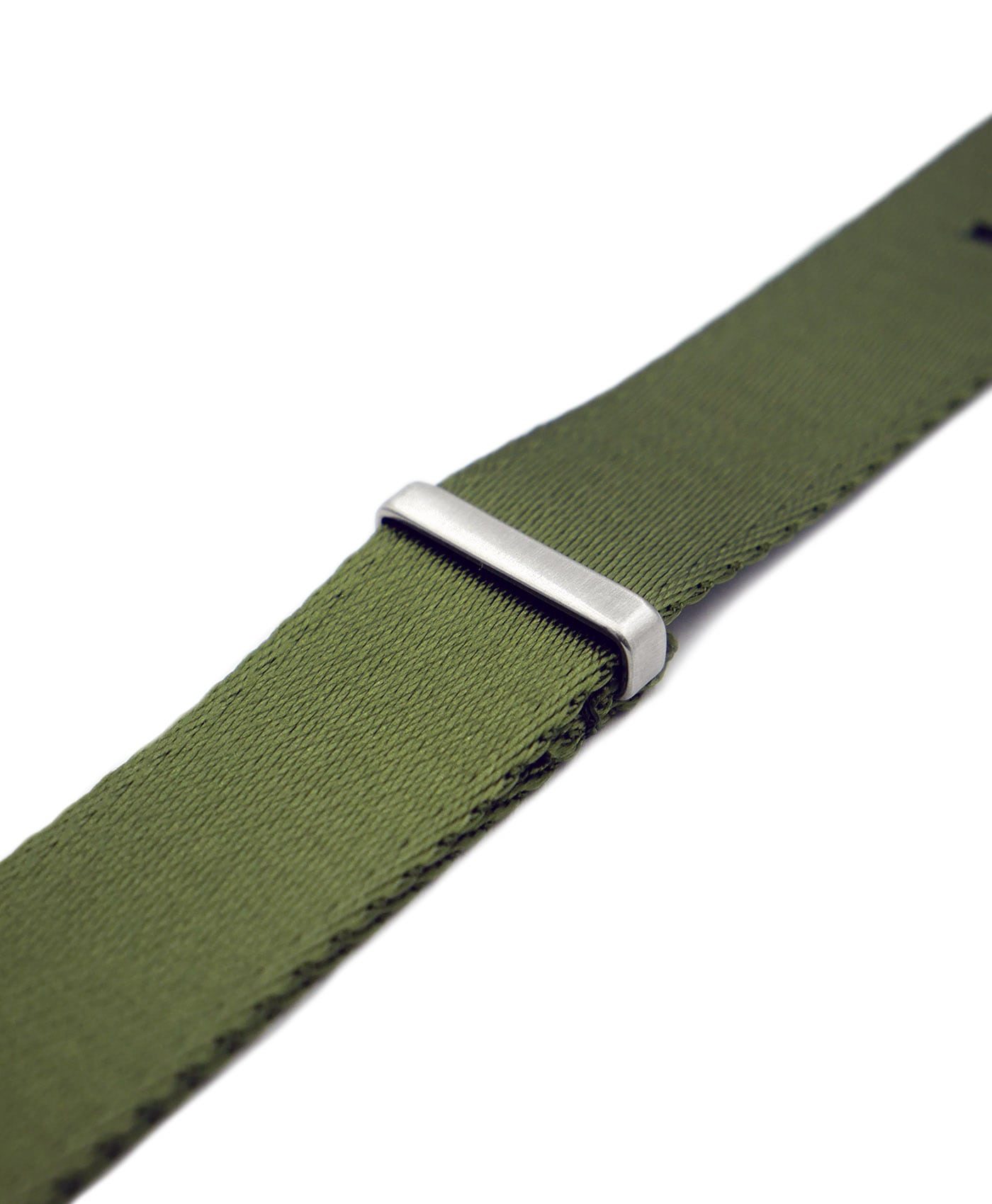 Watchbandit Premium_Nato-straps brushed_military-green_brushed hardware