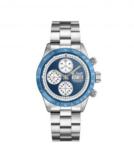 LeJour Le Mans Chrono LJ-LM-005 blue white dial