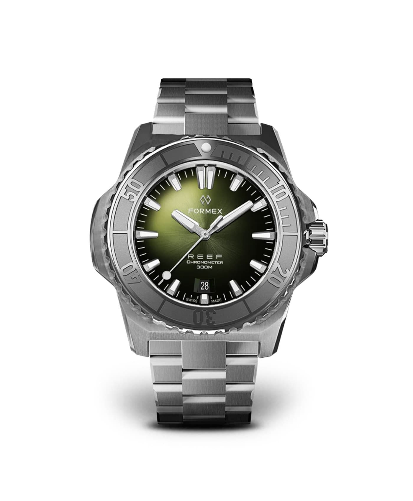 Formex - Reef - Automatic Chronometer COSC 300m_Green Dial Grey Bezel