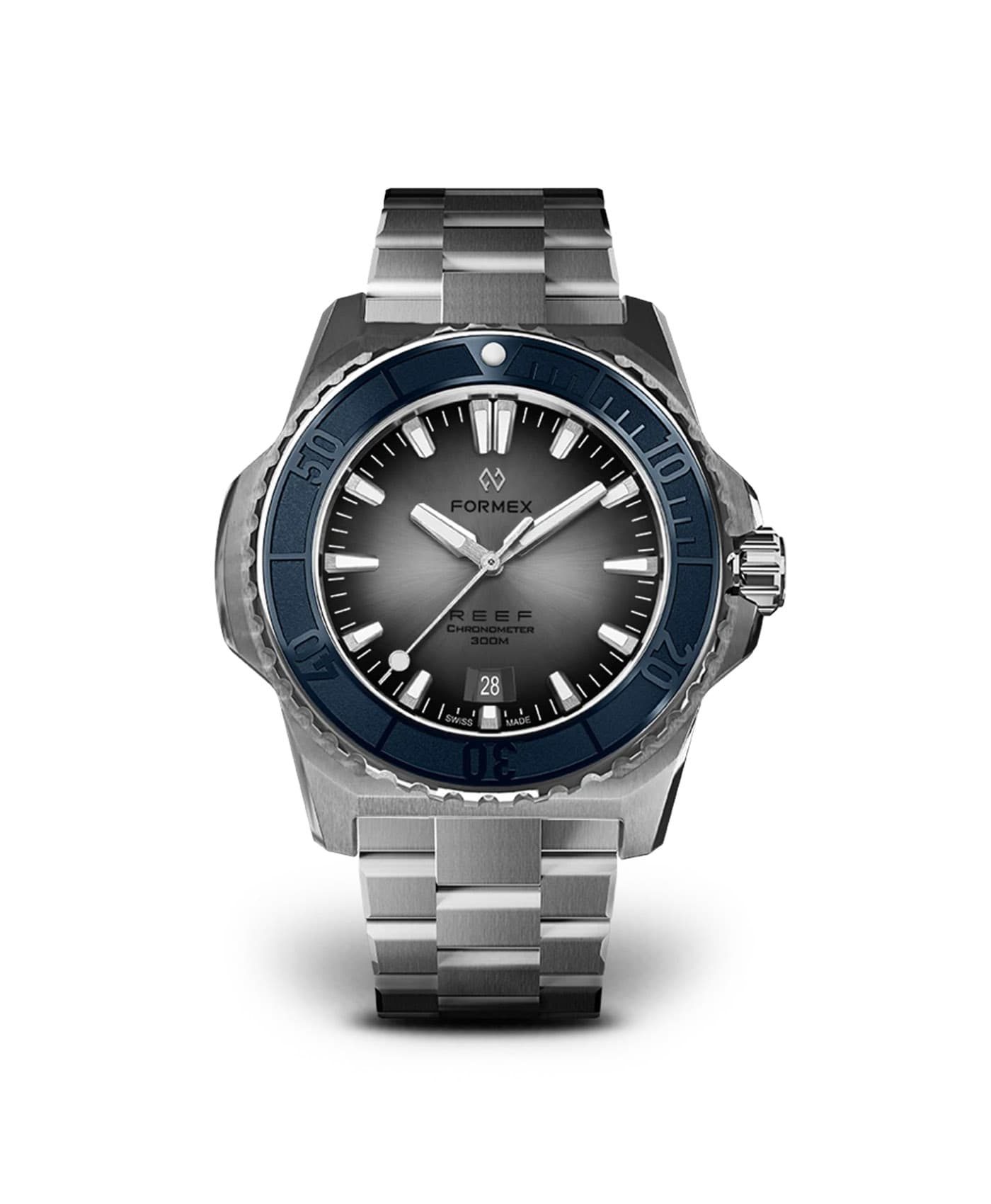Formex - Reef - Automatic Chronometer COSC 300m_Grey Dial Blue Bezel