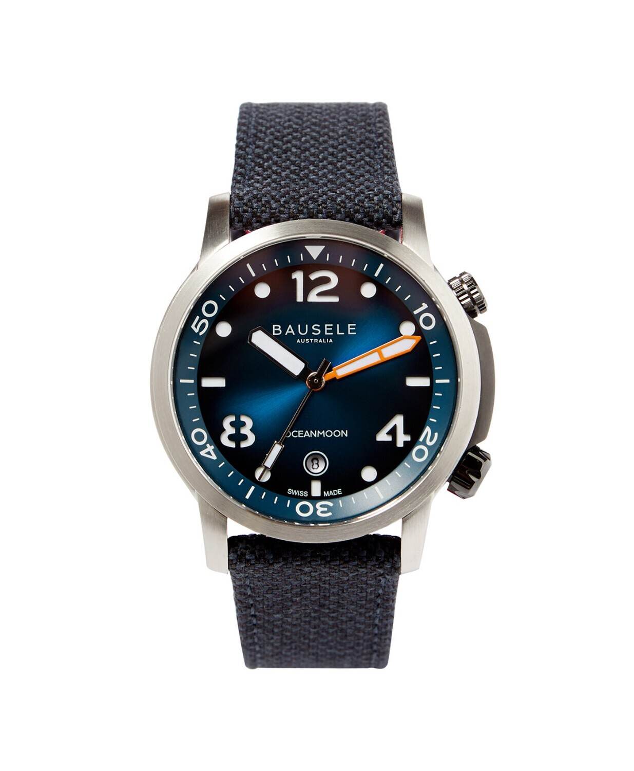 BASELE WATCHES_ Oceanmoon IV - Blue - front