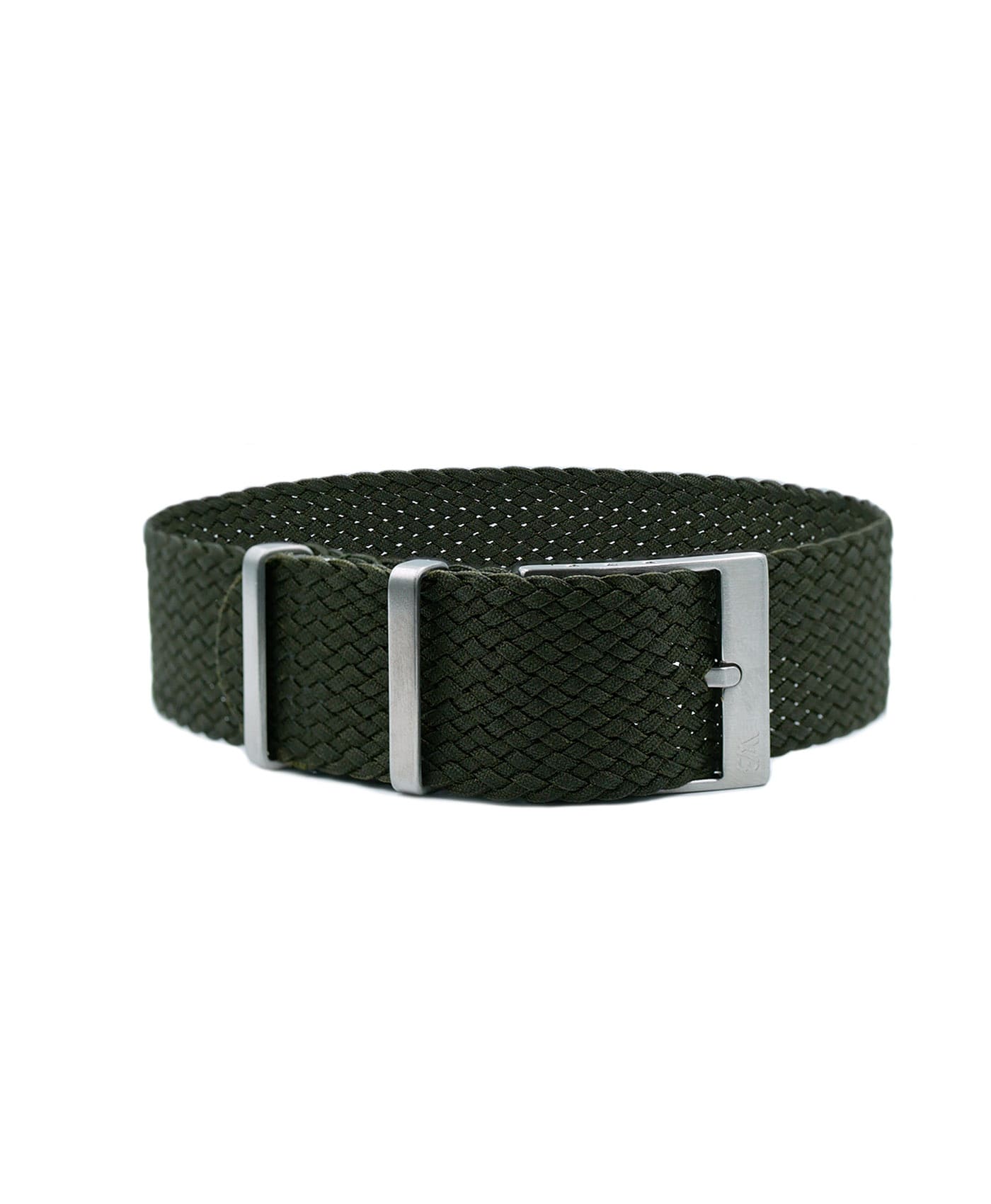Watchbandit Premium Perlon Watch Strap - Olive green