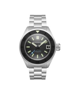 Spinnaker_PICCARD AUTOMATIC-VOLCANO BLACK_front