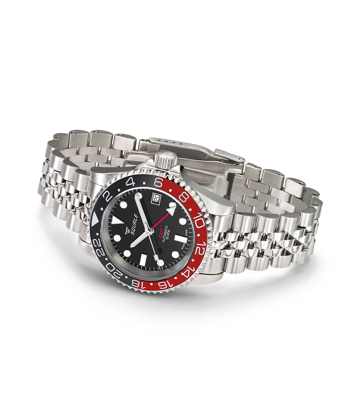 Squale 30 ATM GMT Black-Red Special Edition