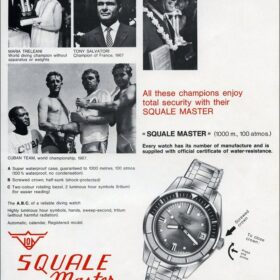 Vintage Squale magazine ad