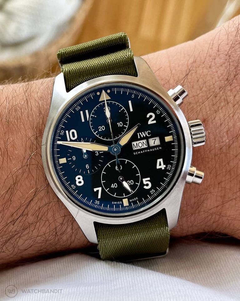 IWC Spitfire Pilot's Chronograph Strap Guide by WATCHBANDIT - WATCHBANDIT