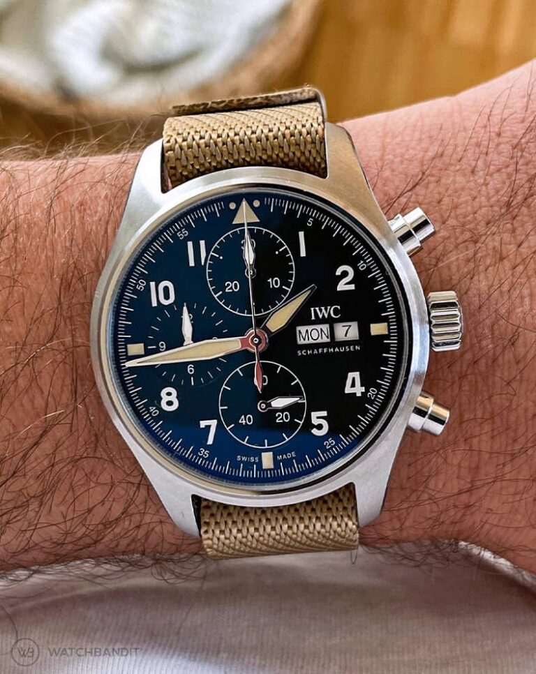IWC Spitfire Pilot's Chronograph Strap Guide by WATCHBANDIT WATCHBANDIT