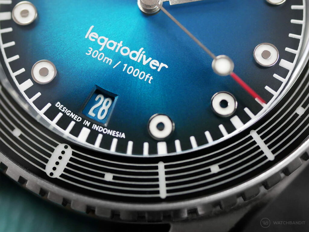 MW Timepieces-Legatodiver-teal_dial macro 2-made in Indonesia
