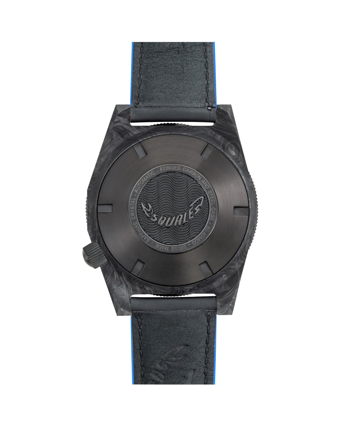 Squale - T-183 Forged Carbon - Blue - Case Back
