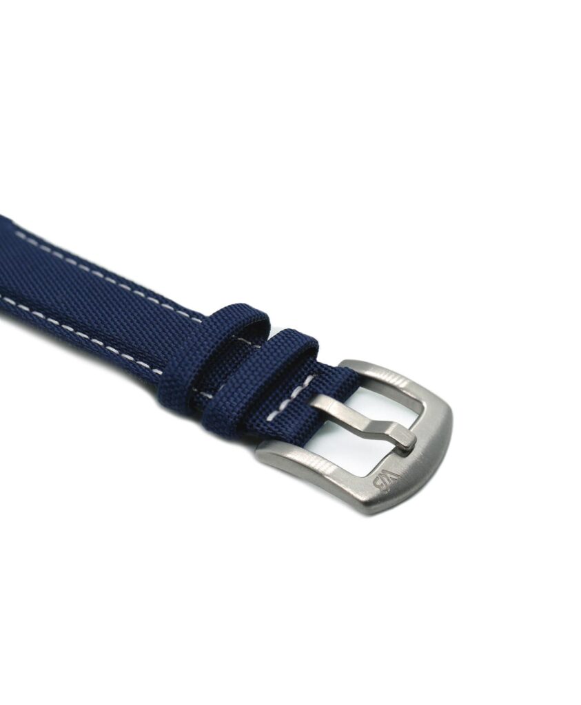 Premium Sailcloth Watch Strap Blue/White WB Original Watch Bands