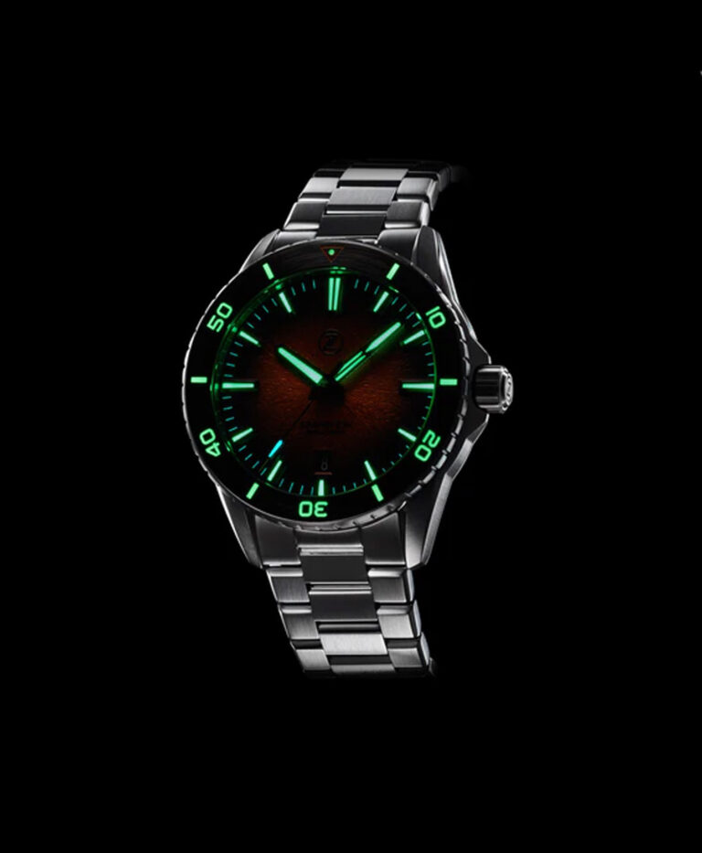 Zelos Spearfish 40mm Diver Forged Carbon Watch - WatchBandit