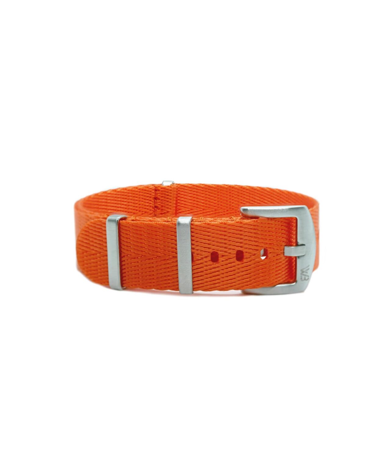 Herringbone Nylon Strap Orange WB Original - Watch Bands - WatchBandit