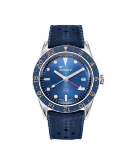 Squale – SUB 39 – GMT Vintage – Blue – Rubber Strap