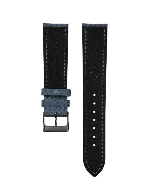 Nubuck Leather Watch Strap Light Blue WB Original Watch Bands